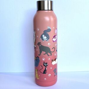 Disney Cats Stainless Water Bottle 21 Oz Pre-Owned Fun